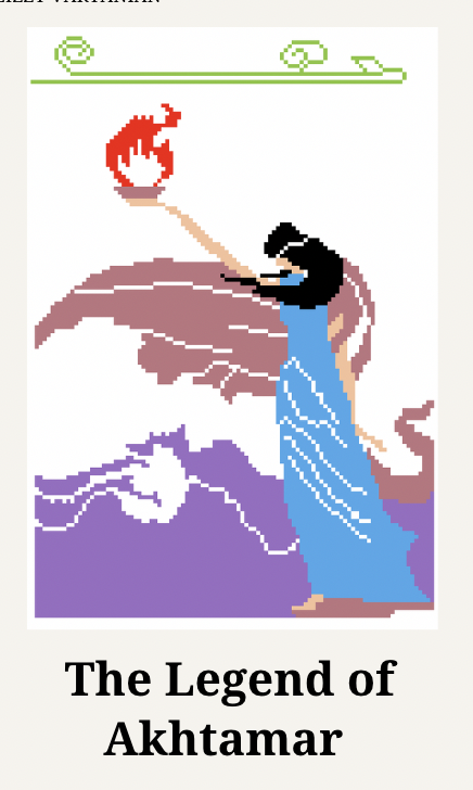 Akhtamar digital embroidery pattern