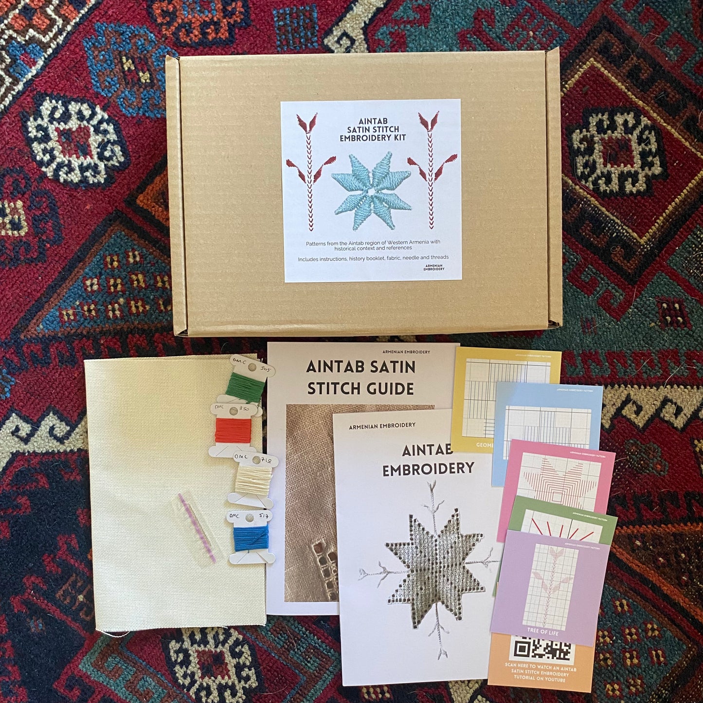 Aintab Satin Stitch Embroidery Kit