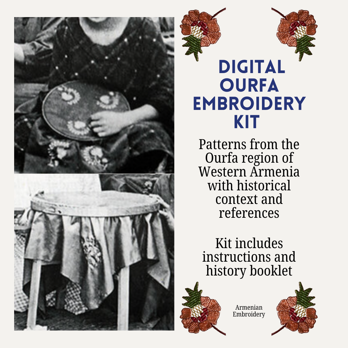 DIGITAL Ourfa Embroidery Kit