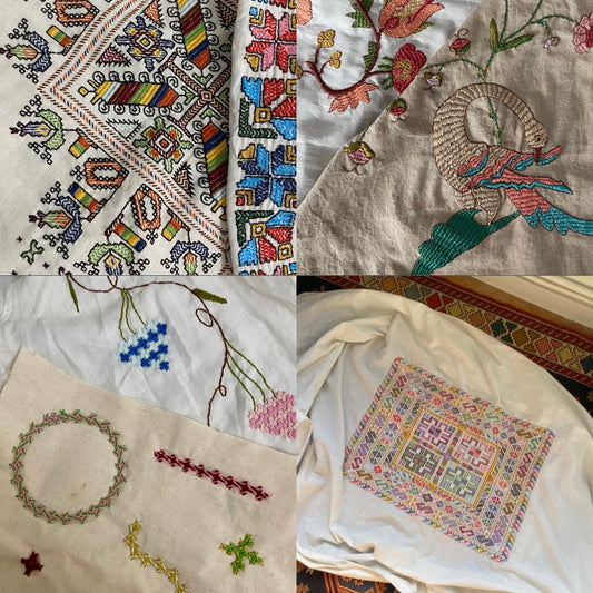 4-Part Online Introduction to Armenian Embroidery Course July 7 - August 3