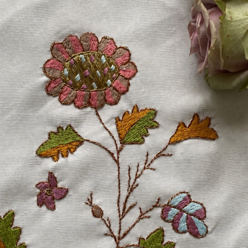 4-Part Online Dikranagerd Embroidery Course September 14 - October 11