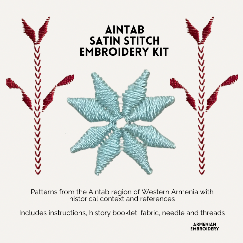 Aintab Satin Stitch Embroidery Kit