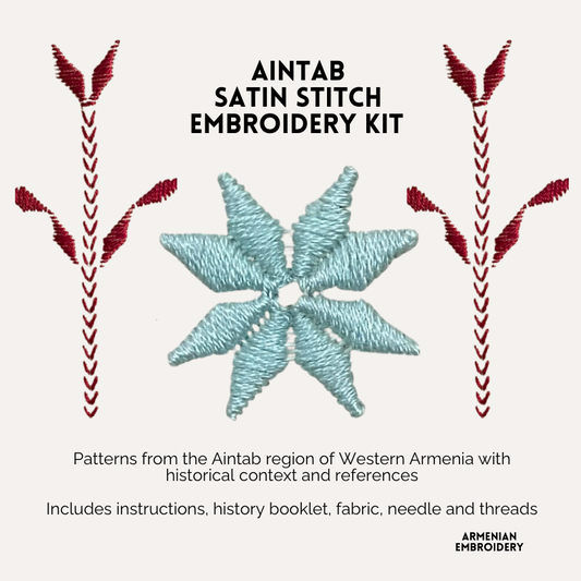 Aintab Satin Stitch Embroidery Kit