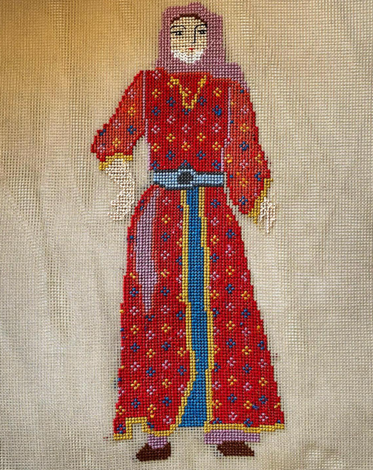 Armenian Woman from New Julfa Cross Stitch Pattern
